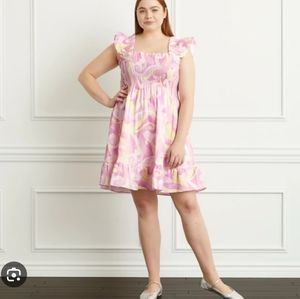 Hill House Candy Kaleidoscope Linen Elizabeth Dress